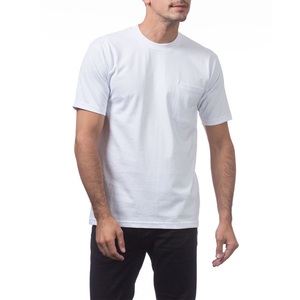 Men's Heavyweight 100% Cotton Formal Loose Fit T-<b>Shirts</b> with Worsted Fabric <b>Silk</b> Screen Printed Letter Design - Product Image 3