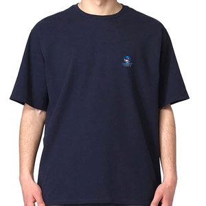 Camiseta Juvenil Personalizada para Hombre, 100% Algodón, Gruesa, Extra Grande, Estampada, Bordada, Informal, Transpirable, de Tela de Lana Peinada - Product Image 1