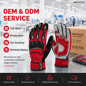 Guantes de Trabajo Resistentes con Logotipo Personalizado, Guantes de Seguridad Mecánicos Resistentes a Impactos TPR, Guantes de Trabajo Industriales Antideslizantes, OEM ODM - Product Image 5