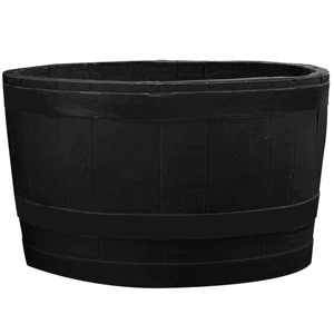 Jardinière minimaliste en métal noir, rectangulaire, avec revêtement en poudre, pour plantes vertes de jardin - Product Image 2
