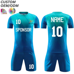 ชุดฟุตบอลทีม ระบายอากาศได้ดี ผลิตจากโพลีเอสเตอร์ 100% รับผลิตแบบ Sublimation Jersey รองรับ OEM ODM สำหรับแบรนด์เสื้อผ้าฟุตบอลขายส่ง - Product Image 6