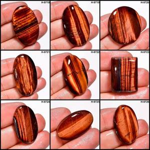 Piedras Preciosas Sueltas, Cabujones de Ojo de Tigre Rojo, Piezas Surtidas, Forma y Tamaño Únicos - Product Image 3