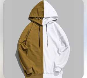 เสื้อฮู้ดผู้ชาย Guustar แบบ Color Blocking แขนยาว ทรงปกติ สไตล์สตรีทแวร์ ผ้าฝ้ายฟลีซ เป็นมิตรกับสิ่งแวดล้อม เหมาะสำหรับฤดูหนาว - Product Image 3