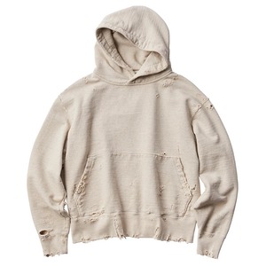 Fabricant OEM de sweats à capuche streetwear - Sweat à capuche personnalisé en coton surdimensionné, délavé à l'acide et à ourlet brut vieilli, style hip-hop - Product Image 1