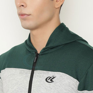 Survêtement d'hiver durable à capuche pour homme, tissu respirant écologique, doublure douce, léger et confortable pour l'entraînement - Product Image 6
