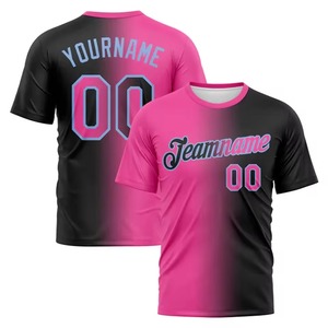 เสื้อเบสบอลแบบยูนิเซ็กซ์สั่งทำพิเศษ ปี 2026 ระบายอากาศได้ดี ผ้าฝ้าย 100% ป้องกันแบคทีเรีย ดีไซน์ไล่เฉดสี พร้อมปักชื่อและหมายเลขผู้เล่น โลโก้สั่งทำพิเศษ ลายมัดย้อม - Product Image 2