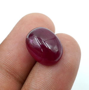 Gema de Rubí Rosa de 12.00 Quilates, Corte Oval Cabujón, 15.5x12x7MM, Marca HAYAAT GEMS para Joyería - Product Image 6