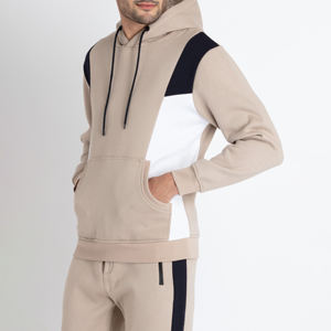 Conjunto Deportivo de Hombre con Pedrería, de Alta Calidad, Estilo Flare, 100% Algodón, Corte Ajustado, Estilo Urbano, Diseño Liso - Product Image 6