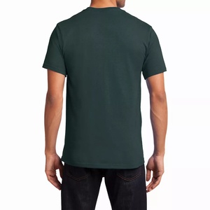 Camiseta de algodón de 180 gsm estilo pocket con etiquetas personalizadas para hombre, disponible al por mayor para uso en streetwear y marcas. - Product Image 2