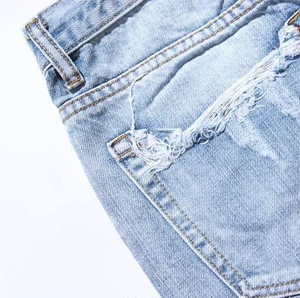 Pantalones Cortos Anchos de Mezclilla para Hombre, Estilo Vintage Lavado, Personalizados de Fábrica, de Alta Calidad, Venta al por Mayor - Product Image 5