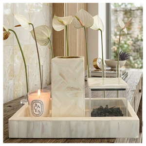 Home Decor <b>Gift</b> Set Luxury Mother of Pearl Inlaid Bakhoor for <b>Eid</b> Ramadan Customize Wood & Resin Inlay for Fragrance Home Office - Product Image 6