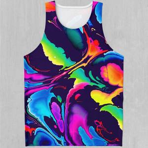 Heat-Transfer Printed Washed <b>Plus</b> <b>Size</b> Men Tank <b>Top</b> Custom Print Sleeveless Gym Workout Quick Dry Breathable Anti-Bacterial - Product Image 5
