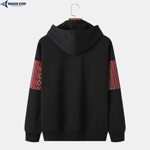 Custom Logo Winter Pullover Hoodies Oversized Streetwear Polyester/Cotton Fleece OEM Bulk Manufacturer - Product Image 2