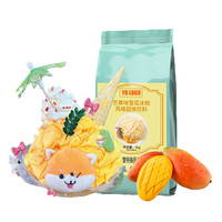 Mango smaak instant sneeuw ijs poeder niet-zuivel roomvervanger suiker voedingsadditieven fruitig dessert mix melkthee 12 maanden houdbaarheid