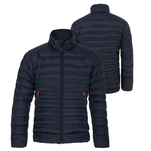 Veste d'hiver pour homme, 100% nylon, col montant, fermeture éclair sur le devant, imperméable, respirante, séchage rapide, décontractée pour l'extérieur - Product Image 5
