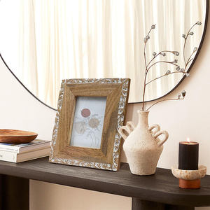 Marco de Fotos de Madera Hecho a Mano Estilo Antiguo, Decoración Rústica Vintage para el Hogar, Oficina, Mesa o Estante, Acabado Clásico Profesional - Product Image 2