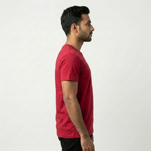T-shirt en jersey de coton respirant haute densité pour les collections de mode estivale - Product Image 2