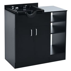 Stazione di controlavaggio di Shampoo per salone di bellezza Spa con una comoda ciotola per Shampoo e uno strato di conservazione per trattamenti termali - Product Image 1