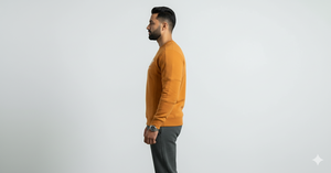 High Quality 100% Cotton Crew Neck Sweatshirt Custom Logo Full Sleeve Waterproof Breathable Modern Casual Wear Men - Product Image 4