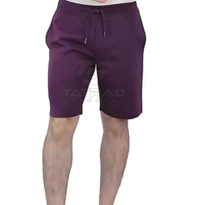 Shorts de sport décontractés pour hommes, 100 % coton, taille haute, séchage rapide, écologiques, pour la gym et l'entraînement - Product Image 3