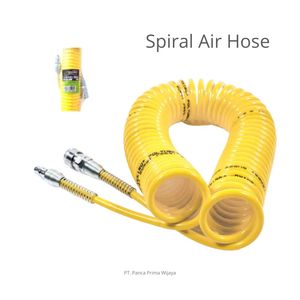 Tuyau d'air en PU de haute qualité de 9 m avec raccord rapide, tuyau de compresseur flexible en spirale, 120 PSI - Product Image 2