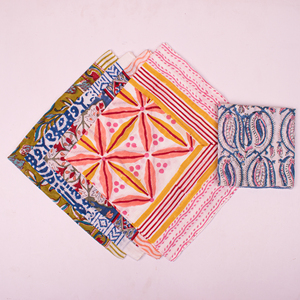 Pañuelos de Lujo 100% Algodón para Mujer, Estampado Bohemio, Bandana Retro, Artesanía, Ecológicos, Reutilizables, Cubre Rostro - Product Image 2