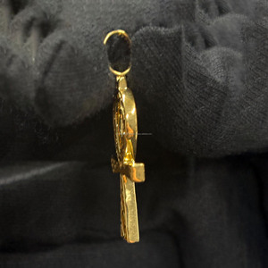 Collier Pendentif Croix Ankh en Argent 925, Pavé de Moissanite, Symbole Égyptien, Bijou Hip Hop, Cadeau de Fête pour Femmes et Hommes - Product Image 4