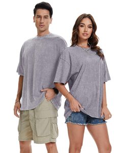 Camiseta Oversize de Diseño para Hombre, Algodón Pesado, Cuello Redondo, Manga Corta, Estilo Urbano, Ajuste Holgado, Casual, a la Moda, Disponible - Product Image 2