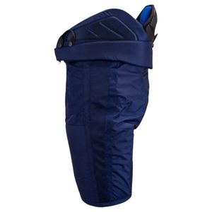 Shorts de hockey sur glace rembourrés bleu-noir pour hommes, équipement de protection en polyester, ceinture ajustable, vêtements de sport d'entraînement - Product Image 3
