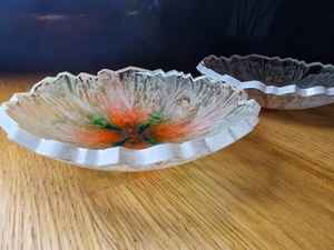 <b>Small</b> White epoxy resin Geode design <b>Bowl</b> handmade Decorative Serving <b>Bowl</b> - Product Image 4