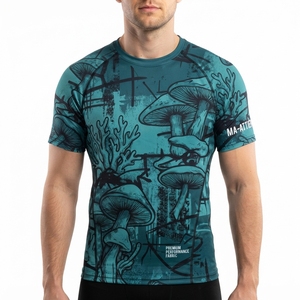 Camiseta Deportiva de Compresión para Hombre, Manga Corta, Estilo Bape, Camisetas para Hombre, Camisetas Deportivas para Hombre - Product Image 3