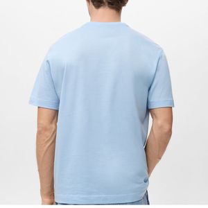 Custom 100% Cotton New Arrival <b>Men's</b> <b>Oversized</b> <b>Gym</b> Fitness Training T-<b>Shirts</b> Plain Dyed O-Neck OEM ODM - Product Image 6