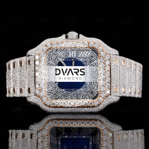 Reloj de Pulsera de Cuarzo Elite a Prueba de Agua, Aleación de Primera Calidad, Cristal de Zafiro, Diamante Moissanite Color D VVS1, Lujoso, Profesional, para Negocios - Product Image 2