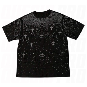 T-shirts légers pour hommes avec strass, nouvelle collection, séchage rapide, vente en gros - Product Image 6