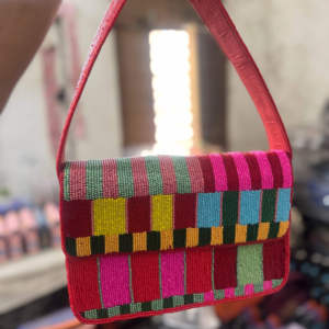 กระเป๋าคลัทช์ปักลาย Ziyan Handicraft ประดับลูกปัดหลากหลาย ซับในผ้าฝ้าย แฟชั่น ทนทาน ลายสัตว์เดี่ยว ลายทาง ปักมือ ปิดด้วยแม่เหล็ก - Product Image 5