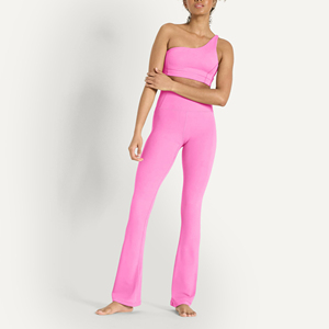 Pantalones de yoga acampanados para mujer, leggings de cintura alta con control de abdomen, suaves, transpirables, para entrenamiento, deportivos - Product Image 6