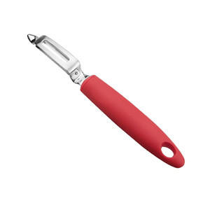 Éplucheur à dents pour tomates avec manche rouge pour un épluchage facile des fruits et légumes - Product Image 1