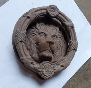 Timbre de Puerta Antiguo con Cabeza de León, Timbres de Puerta Elegantes de Hierro Fundido - Product Image 2