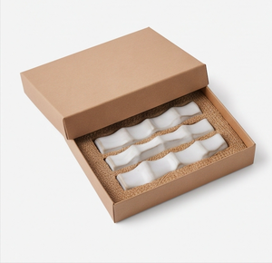 Reposacucharas de cerámica con esmalte de mármol, borde ondulado, forma irregular, para decoración de la mesa de comedor de la cocina. - Product Image 6