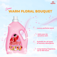 Pelembut Pakaian Siusop Aroma Parfum Mewah Formula Pelembut Mendalam Anti Statis Perawatan Kain Mudah Disetrika