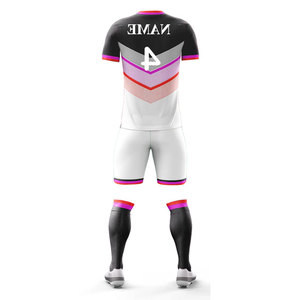Tenues de football complètes de qualité supérieure pour adultes, respirantes, kits d'équipe, créez votre propre design, uniformes de football personnalisés OEM - Product Image 3