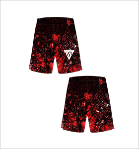 Shorts pour hommes à imprimé floral, taille élastique, style décontracté, motif dessiné à la main, taille mi-haute, tissu peigné respirant et à séchage rapide - Product Image 5