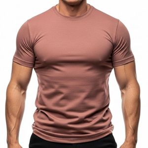 Camiseta Oversize de Algodón para Hombre, Estilo Urbano, Ligera, Transpirable, con Logotipo Personalizado, Venta al Por Mayor, Fabricante, Camiseta Casual - Product Image 1