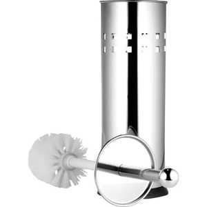 Support de brosse WC rond en acier inoxydable, design autoportant léger et écologique, style moderne pour usage hôtelier - Product Image 1