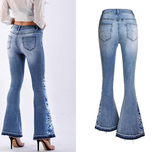 Stylish Playful Women Breathable Straight <b>Jeans</b> Comfortable Denim Casual Pants High Quality Summer Daily Wear Outfit - Product Image 3