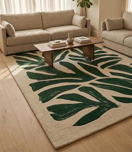 Alfombra de Lana de Lujo Hecha a Mano con Base Antideslizante para Uso Residencial y Comercial - Product Image 3