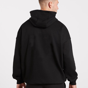 Sudadera con capucha y cremallera de corte regular para hombre, 100% algodón, lavado ácido, forro polar grueso, logotipo personalizado, impresión digital, novedad 2025 - Product Image 1