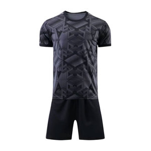 Soccer Uniform for Men and Customized Logo Team <b>Name</b> 100% Polyester Lightweight Soccer Uniform - Product Image 2