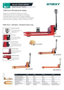 Transpaletas Manuales TAYO de Alta Calidad con Horquillas Extralargas, Capacidad de Carga de 3000 kg, Longitud de Horquilla de 1800 mm, Fabricadas en Malasia - Product Image 3