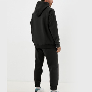 Conjunto de Sudadera con Capucha y Pantalones Deportivos para Hombre, Personalizado con Impresión OEM, Trajes Deportivos de Lujo Reversibles, Resistentes al Viento, de Poliéster/Algodón, Tallas Grandes, Ecológicos - Product Image 4